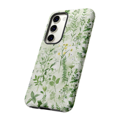 Floral Sage Green Wildflower Phone Case