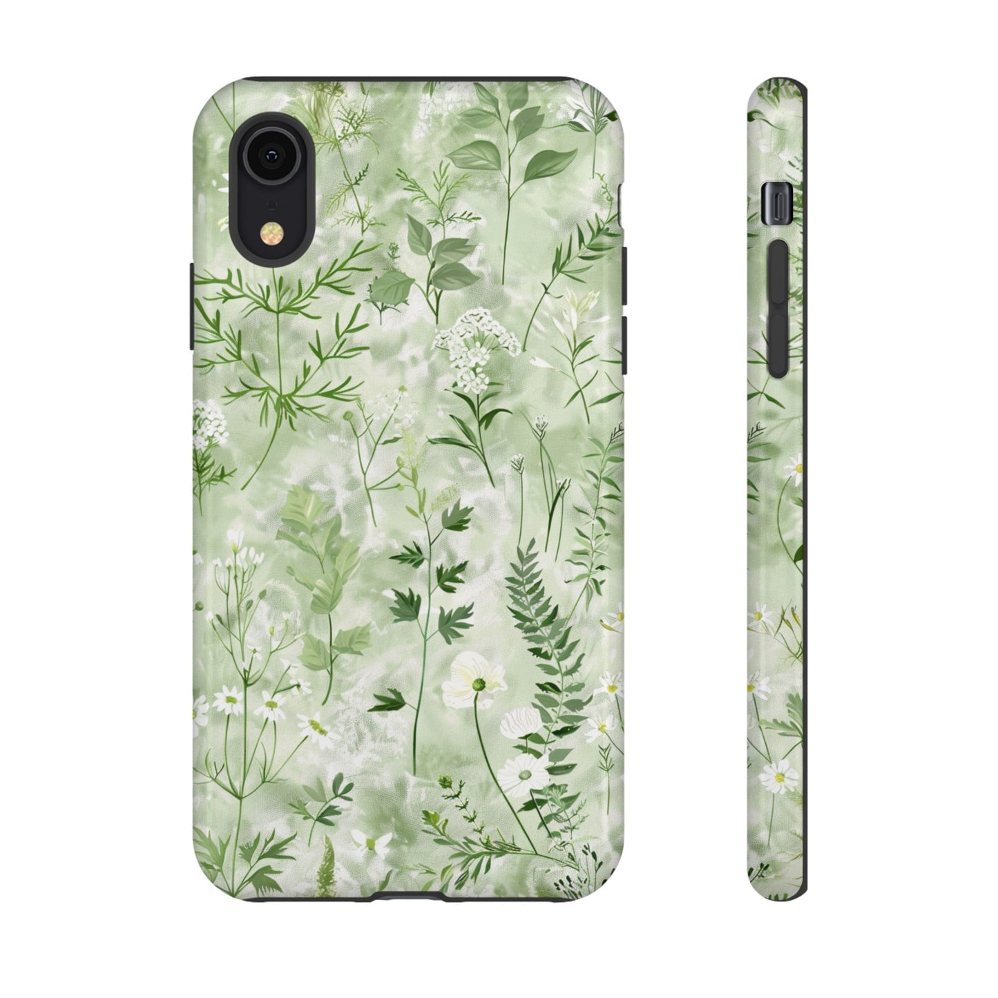 Floral Sage Green Wildflower Phone Case