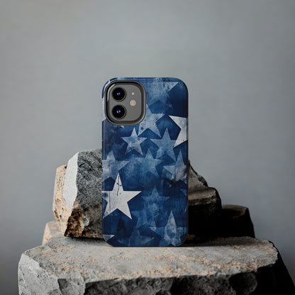 Starry Nights: Denim Dreams | Celestial Star-Patterned iPhone Case