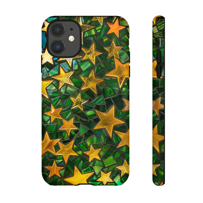 Green Celestial Stained Glass Mosaic Phone Case