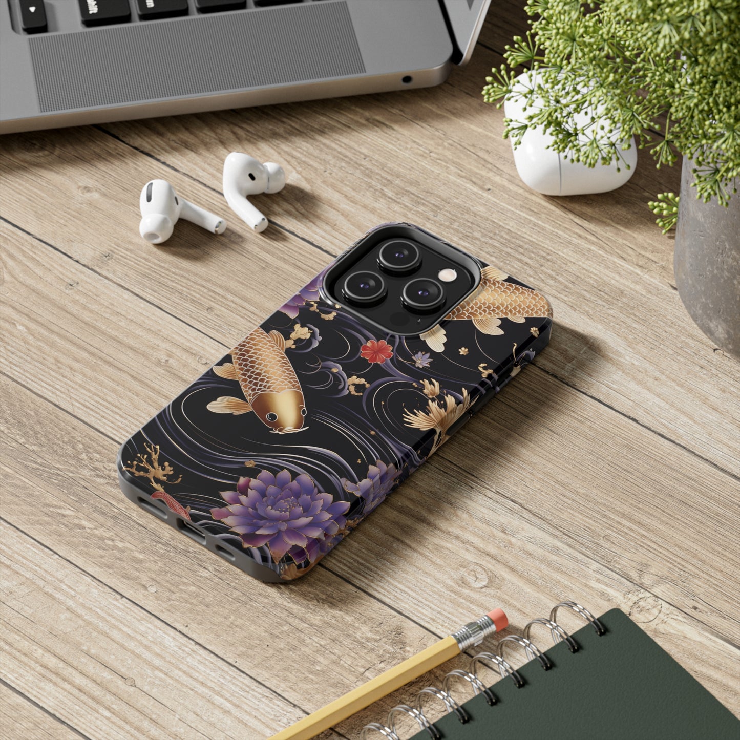 Ephemeral Beauty: Koi Fish Artistry | Japanese Inspired iPhone Case