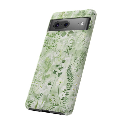 Floral Sage Green Wildflower Phone Case