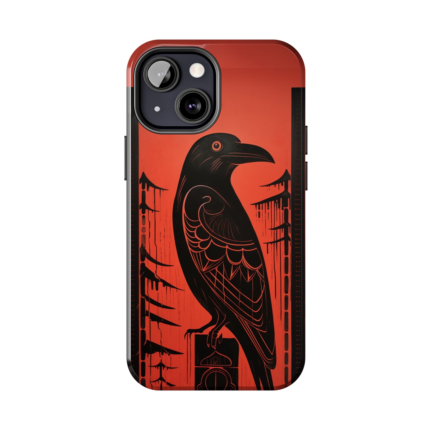 Mystic Totem: Northwest Native American Tribal Raven | Cultural Heritage iPhone Case