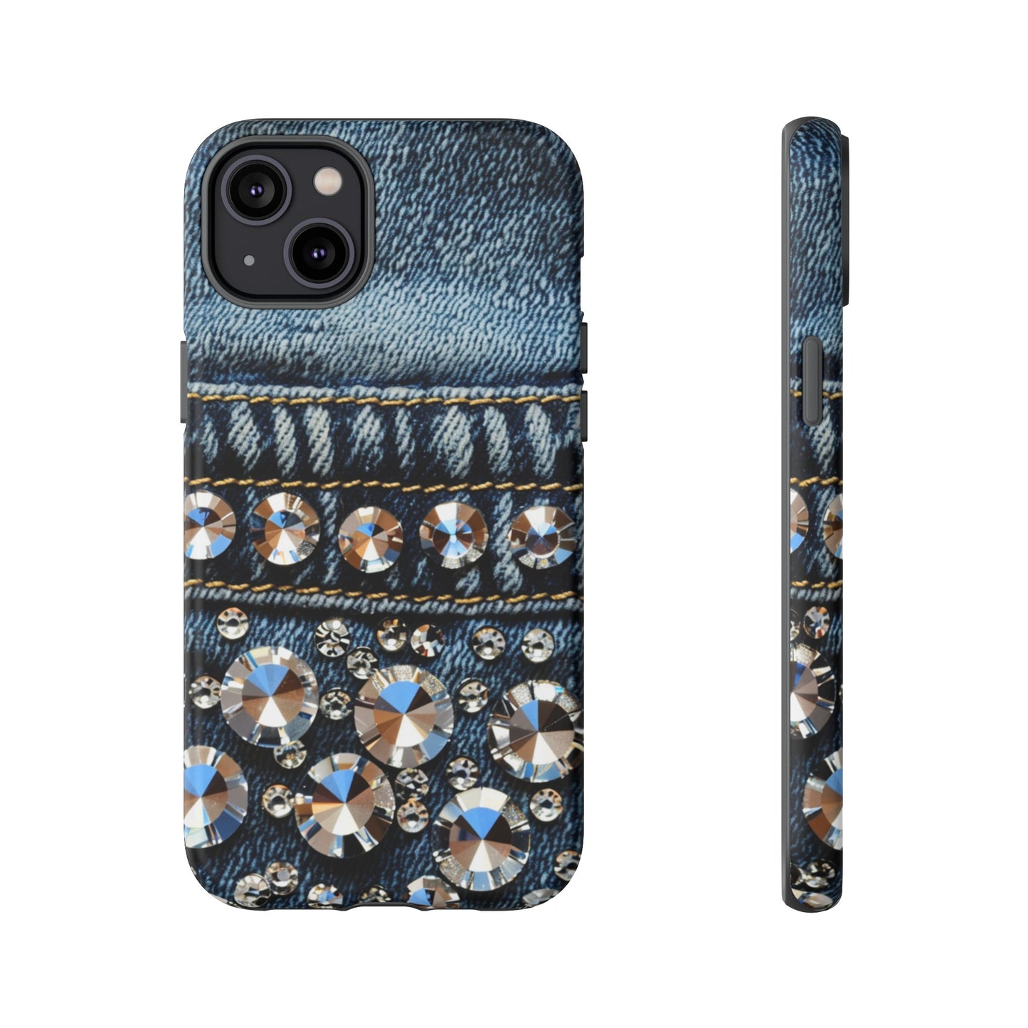 Blue Jean Queen Rhinestone Bling Phone Case