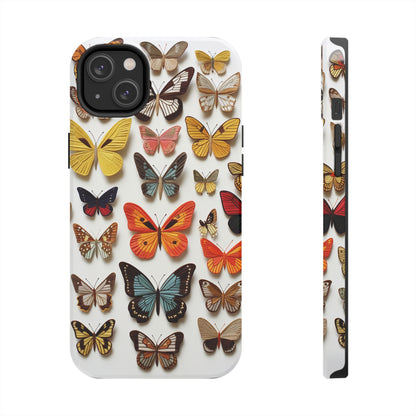 Elegant Embroidery: Delicate Butterfly iPhone Case – Crafted with Precision