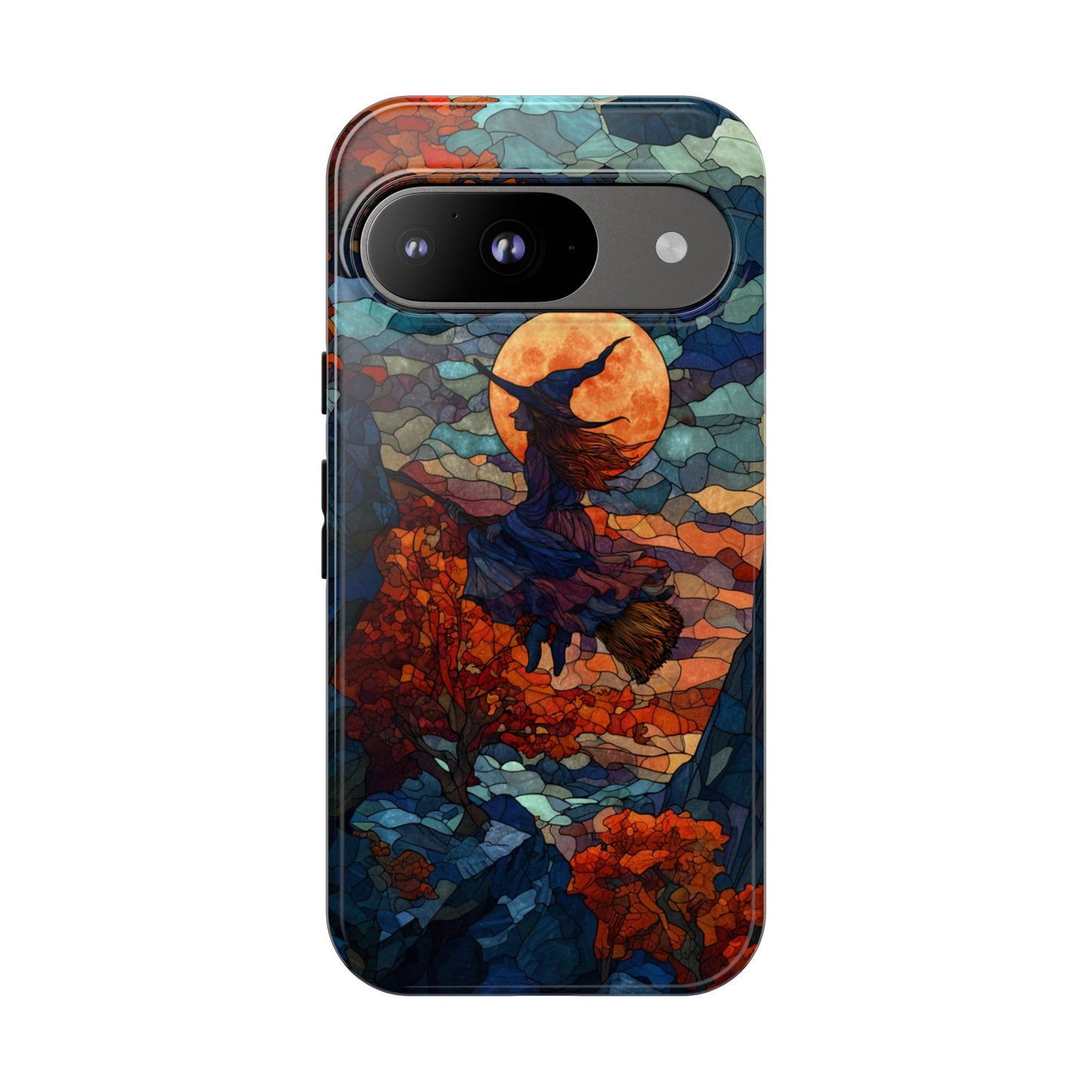 Witch Moon Stained Glass Effect Phone Case