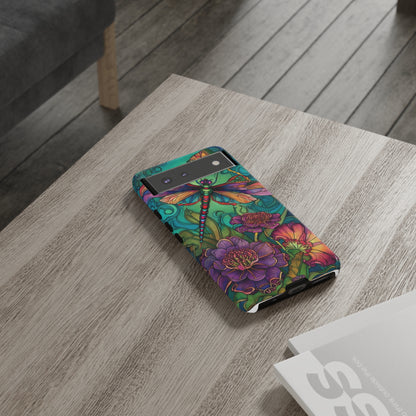 Art Nouveau Dragonfly - A Timeless Symbol of Elegance for Google Pixel, iPhone, and Samsung Cases