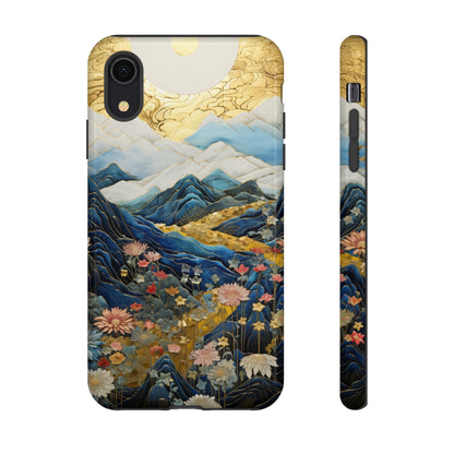 Chiyogami Floral Tough iPhone Case Japanese Boho