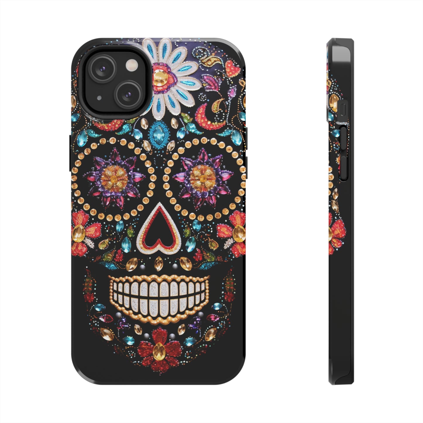 Sugar Skull iPhone Case | Dia de los Muertos Design for Apple iPhone | Halloween Aesthetic