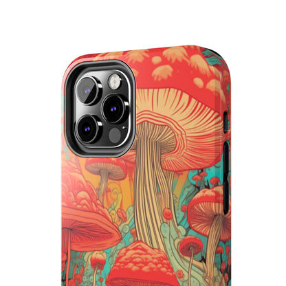 Trippy Magic Mushroom Tough iPhone Case | Embrace the Psychedelic Art