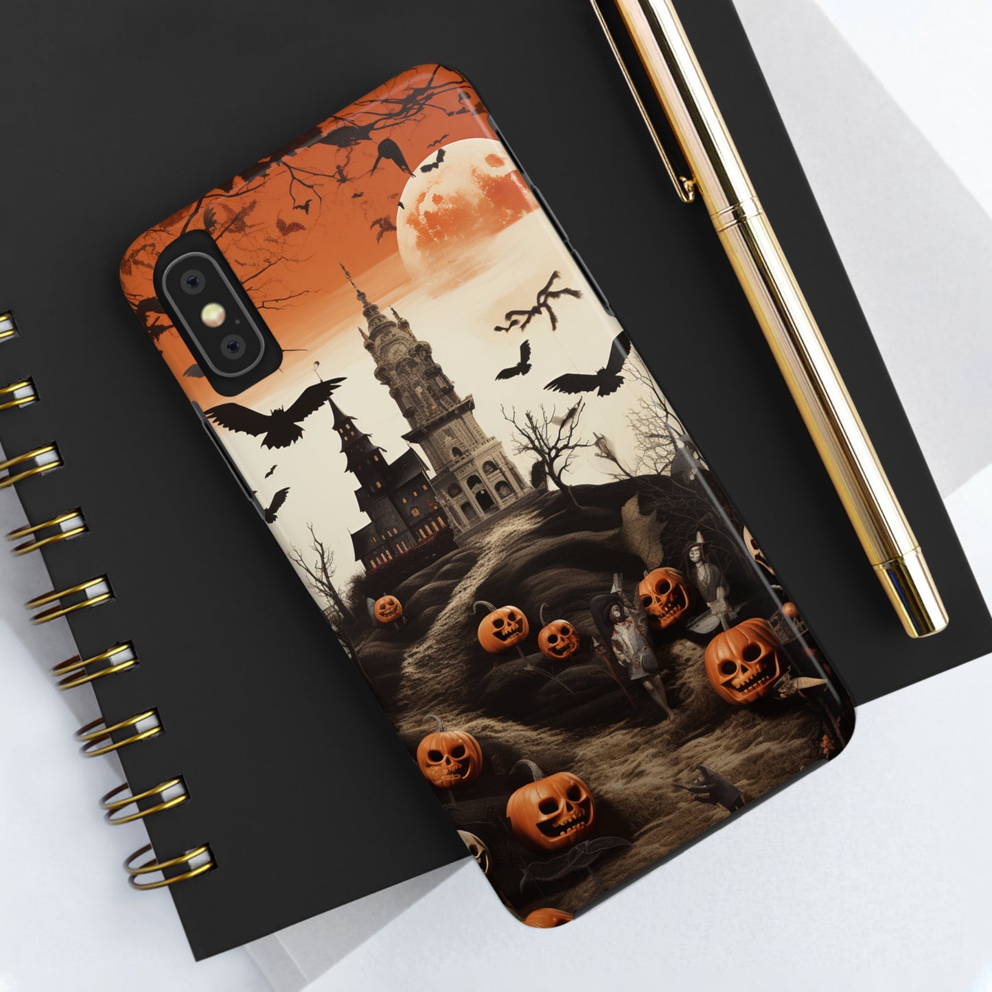 Creepy Halloween iPhone Case | Embrace Spooky Style and Haunting Ambiance