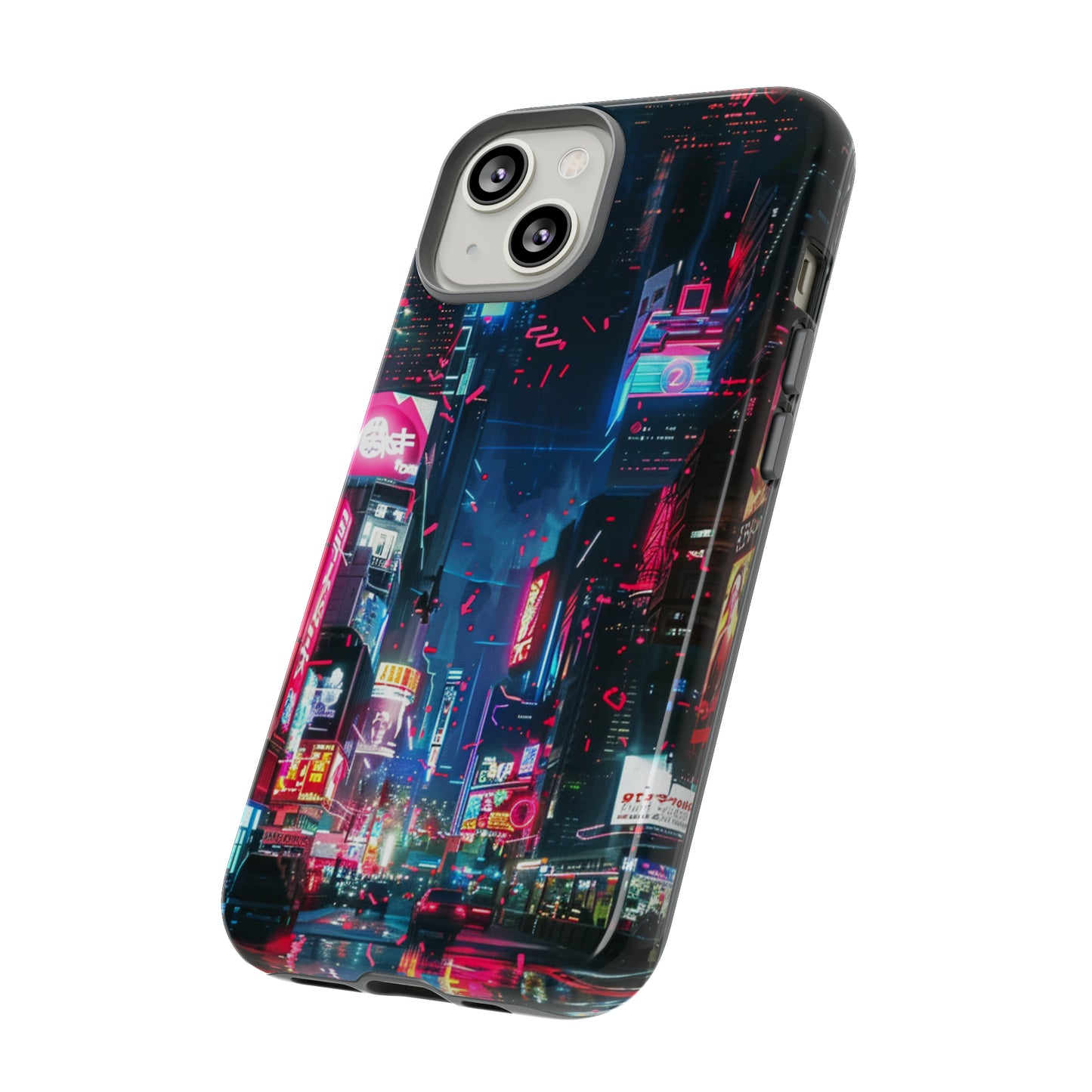 Cyberpunk Tokyo Cityscape Phone Case