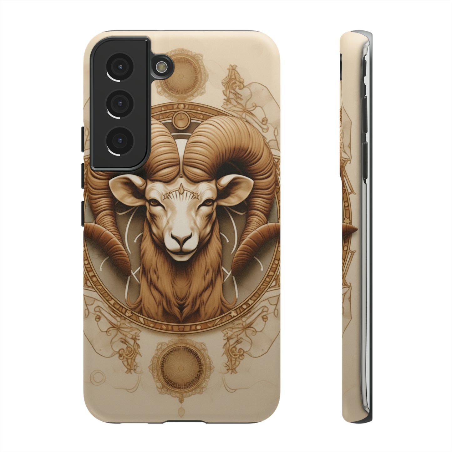 Aries Astrology Stained Glass Phone Case