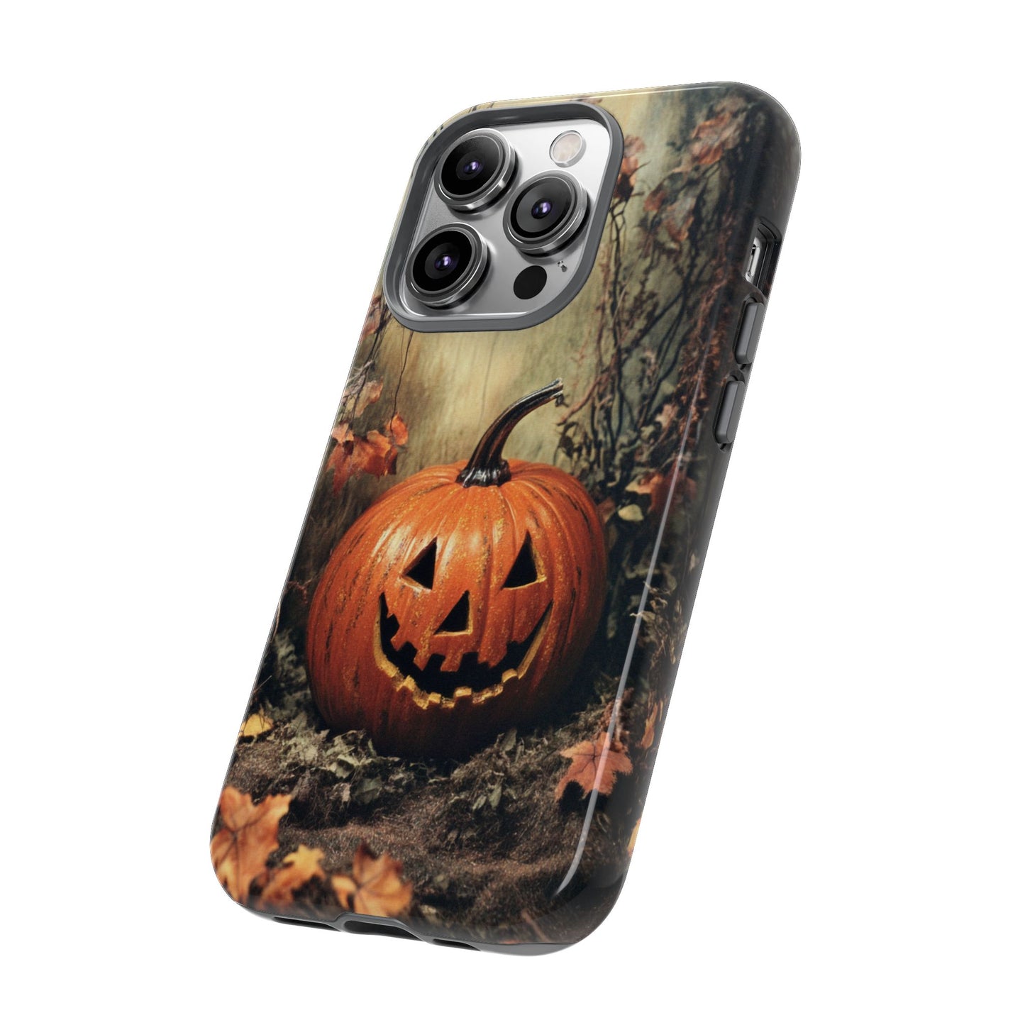 Vintage Style Halloween Jack-o'-Lantern Phone Cover