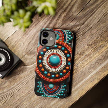 Native American Beadwork iPhone Case | Embrace Traditional Craftsmanship with Artistic Elegance