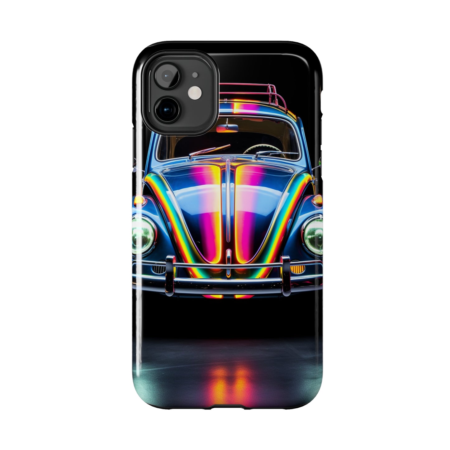 iPhone Case | Colorful Journeys: Psychedelic VW Bug iPhone Tough Case