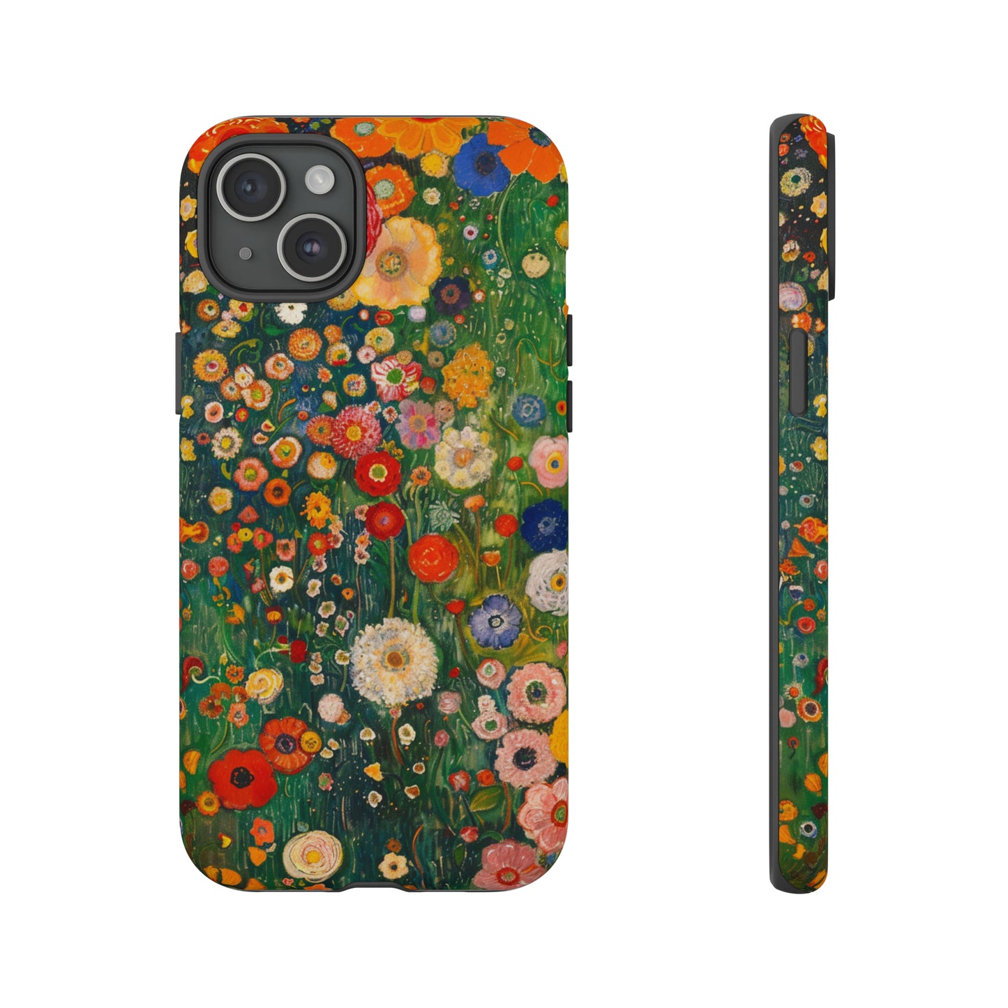 Gustav Klimt Style Flower Garden Painting Phone Case