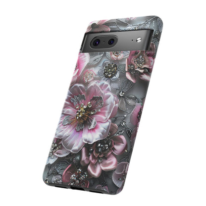 Coquette Aesthetic Floral Art iPhone 15 Case