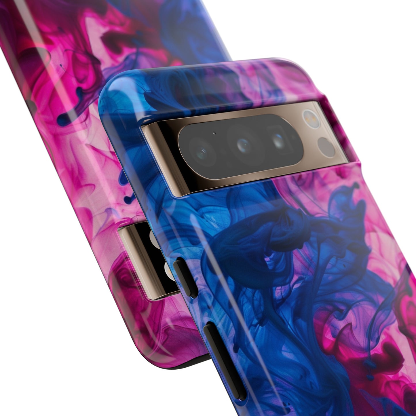 Magenta and Blue Color Explosion Phone Case