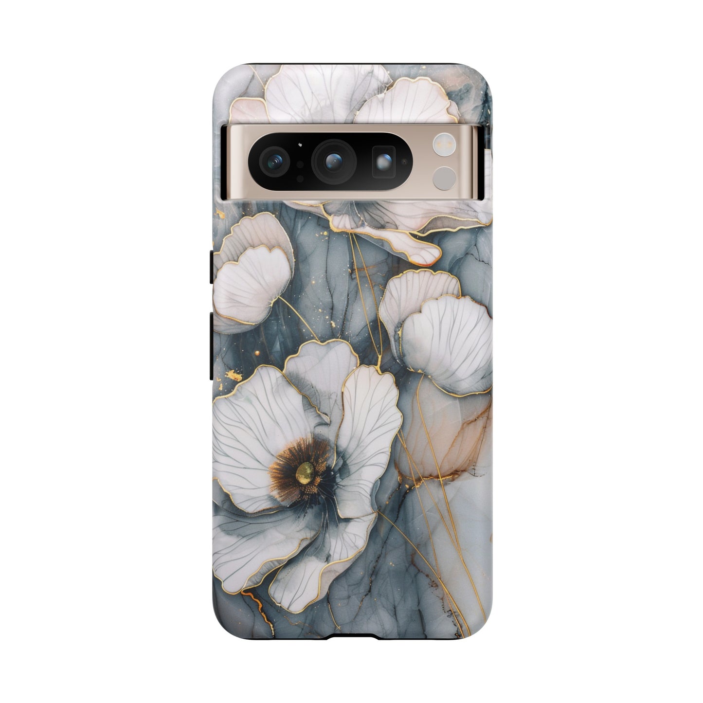 Flowers and Gold Phone Case