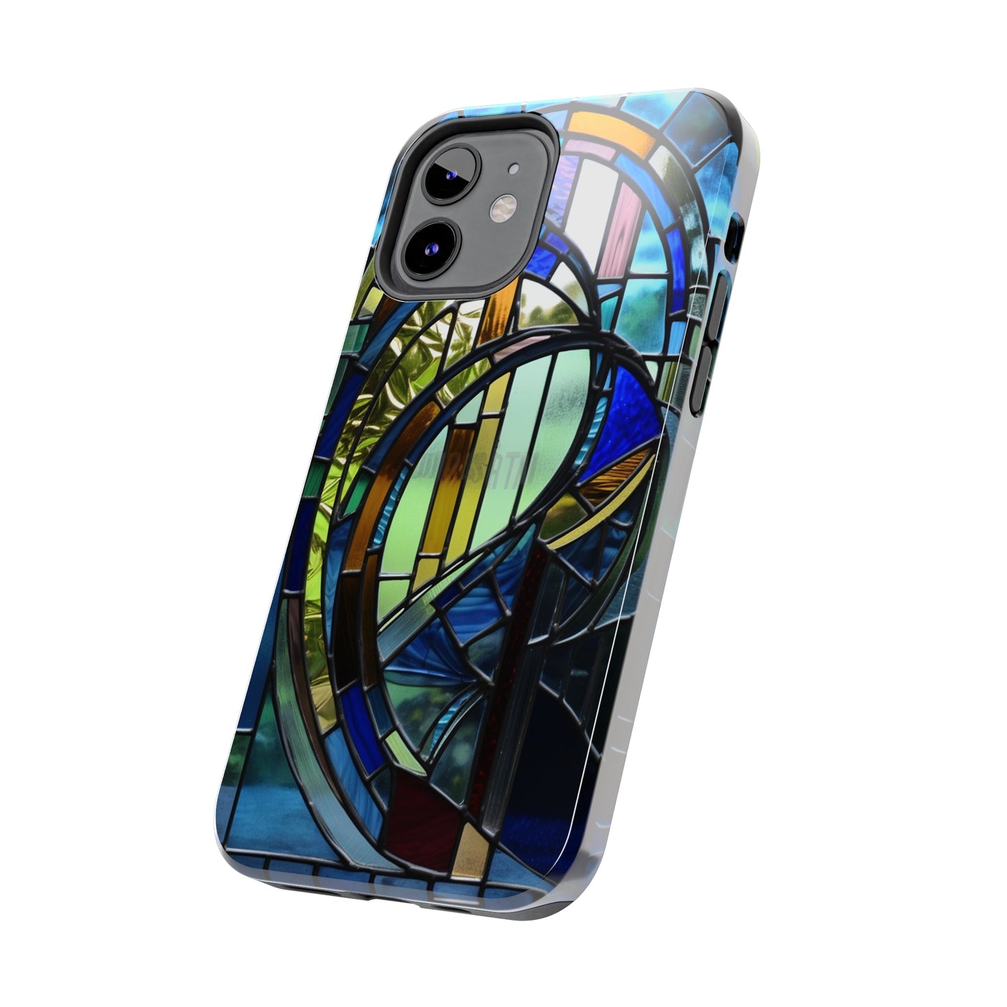 Stained Glass Floral: Art Deco Delight | Boho Chic Tough Case for iPhone & Samsung Galaxy Models