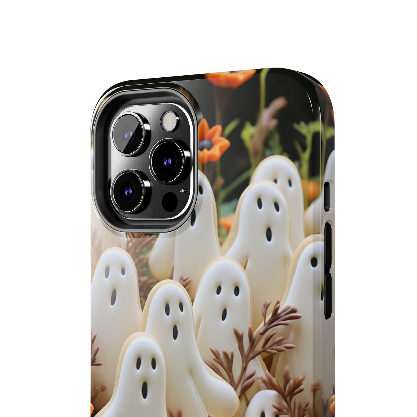 Sweet Spook: Cute Halloween Cookie Ghost | Adorable & Festive Accessory for iPhone Models 11 through 14 Pro Max