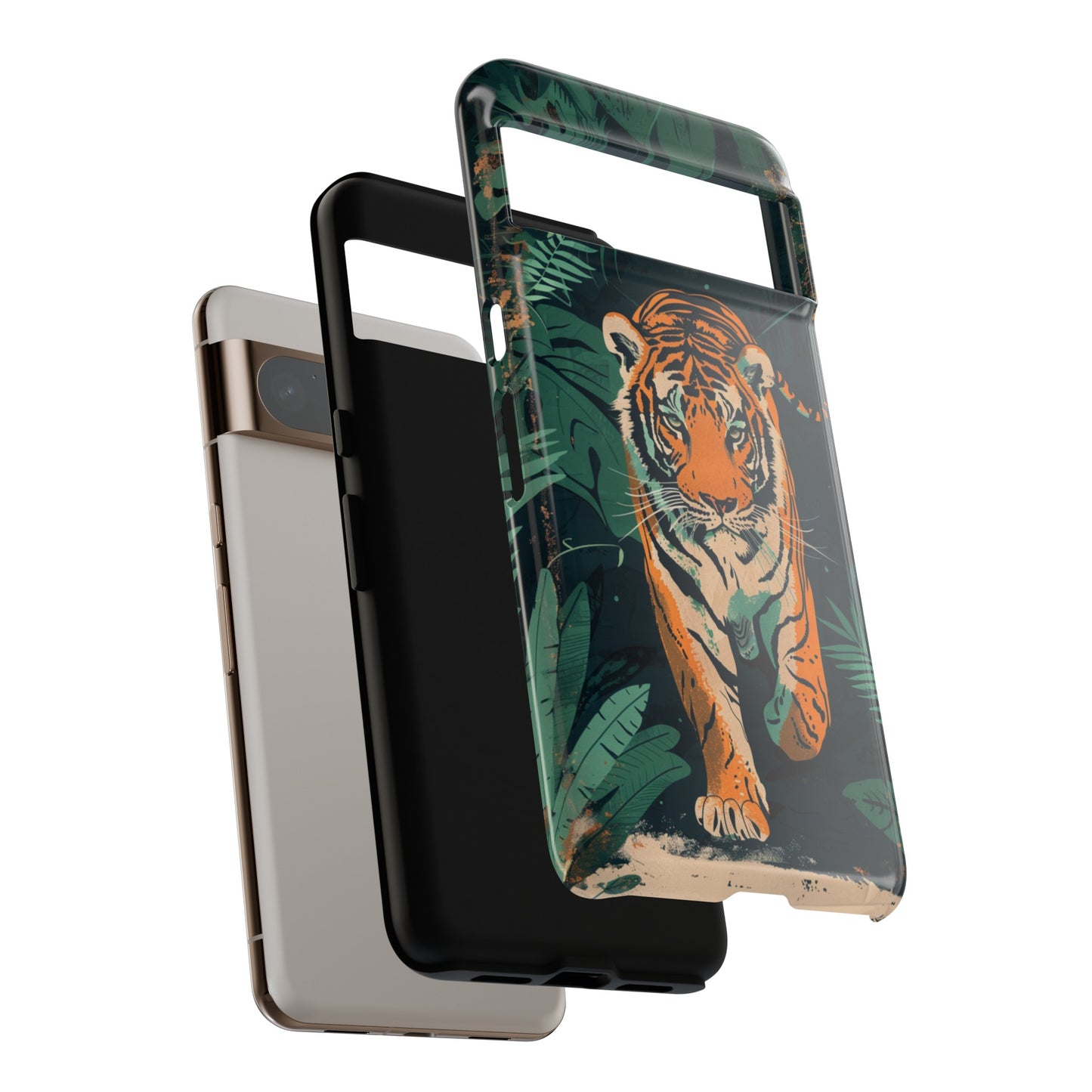 Retro Jungle Tiger Phone Case