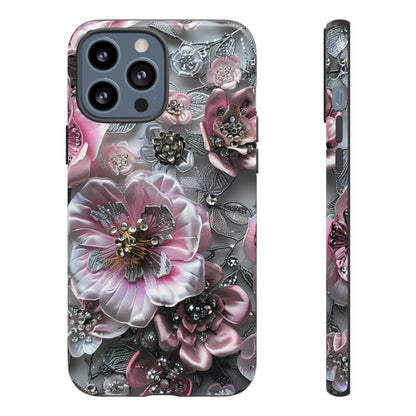 Coquette Aesthetic Floral Art iPhone 15 Case