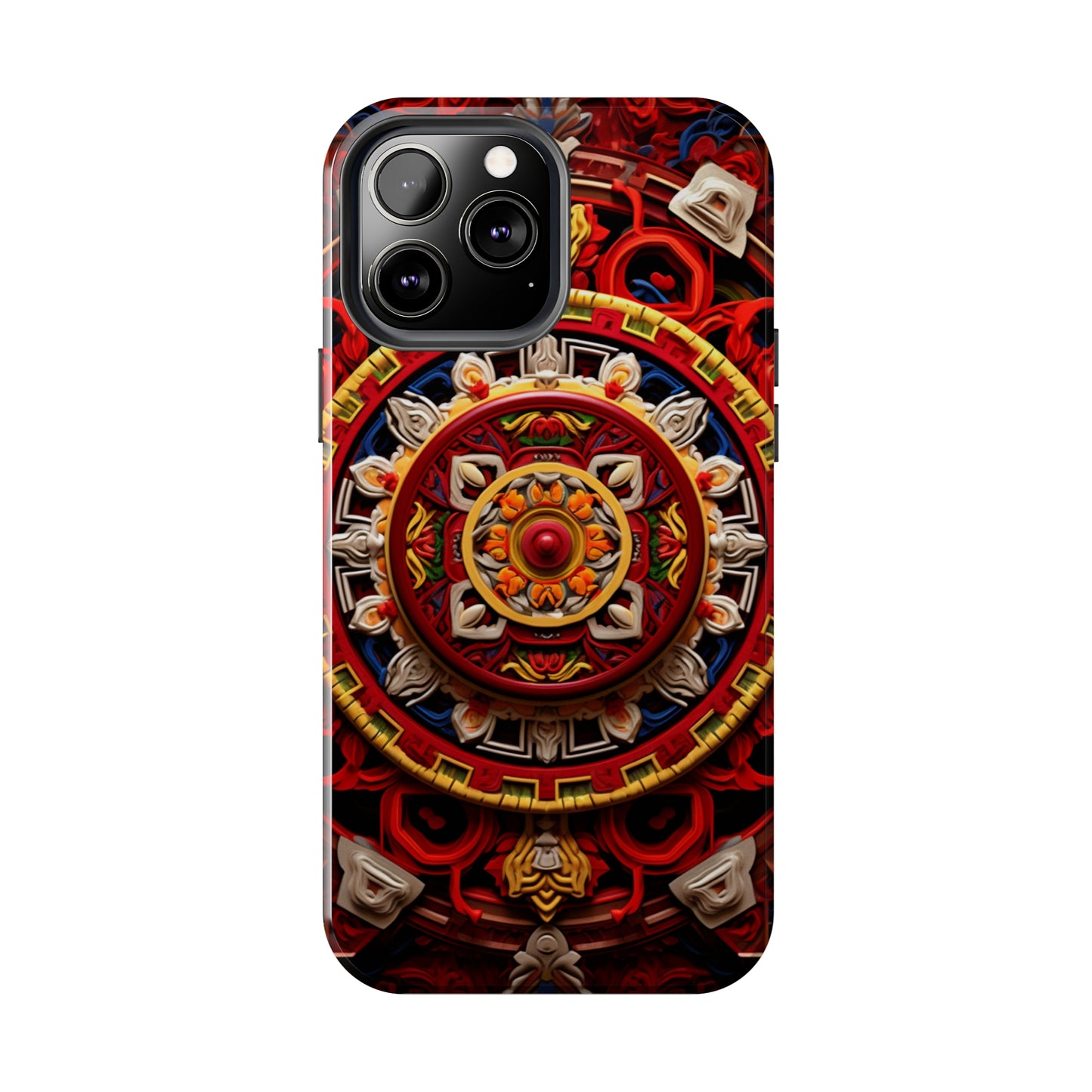 Mystical Visions: Psychedelic Tibet Mandala | Buddhist iPhone Case