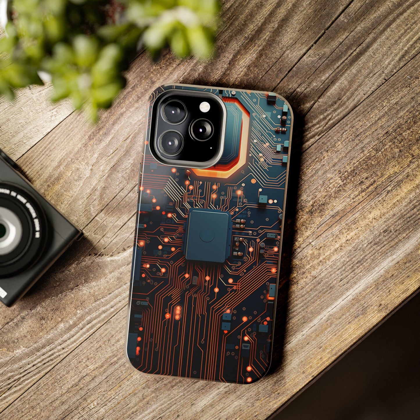 Neon Nexus: Cyberpunk Circuit Board | Futuristic Tech-Inspired iPhone Case