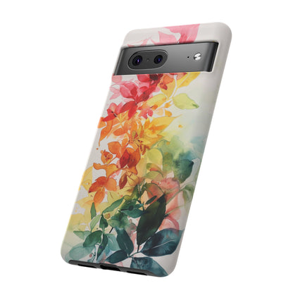 Floral Watercolor Painting iPhone 15 Case