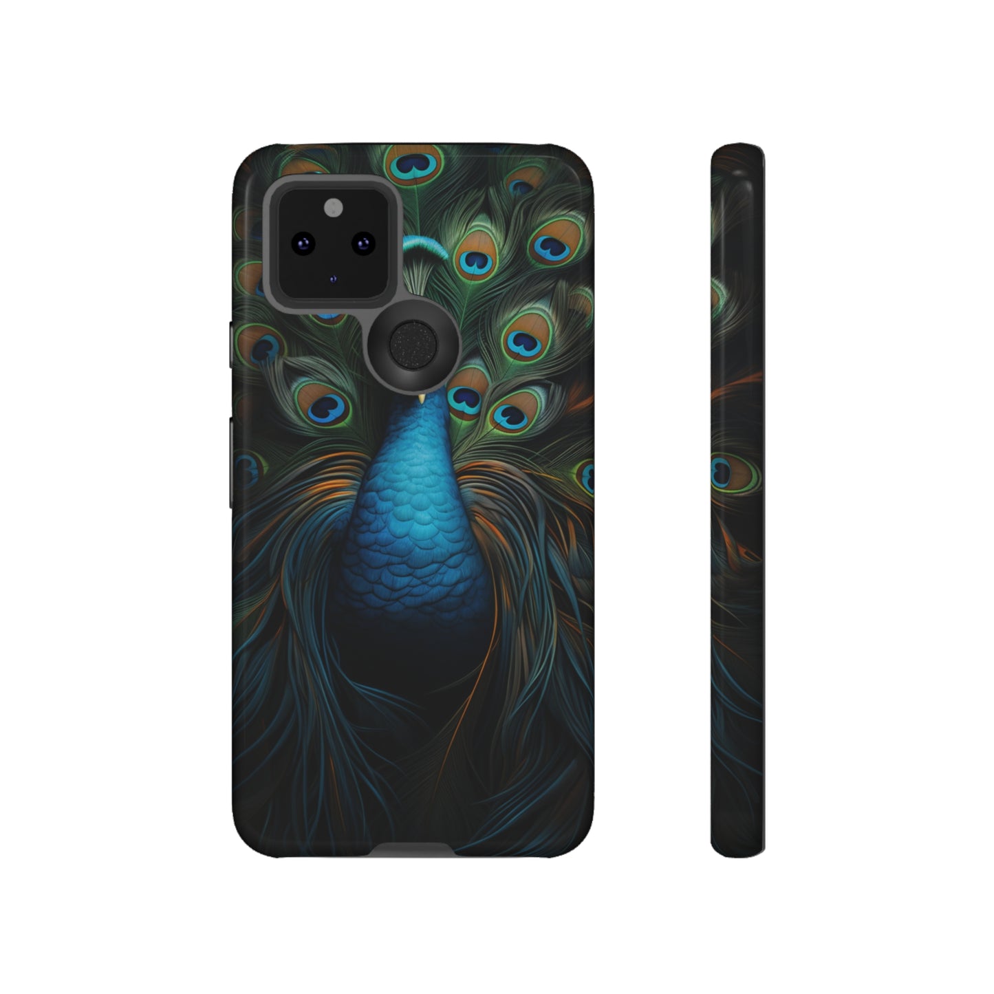 Peacock Feathers iPhone Case - A Timeless Symbol of Elegance for Google Pixel, iPhone, and Samsung Cases