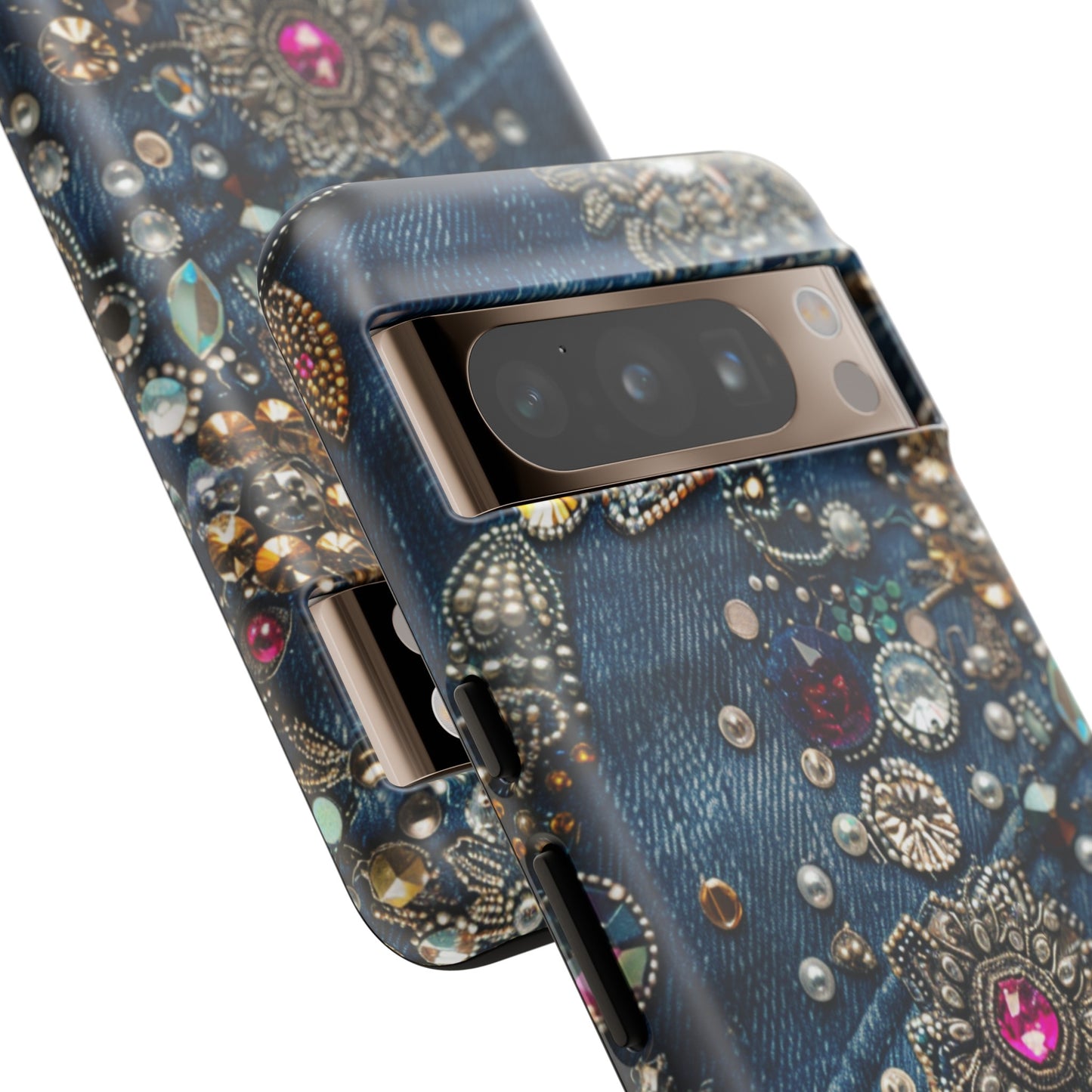 Blue Jean Queen Rhinestone Bling Phone Case