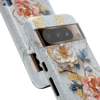 Elegant floral aesthetic phone case for Google Pixel