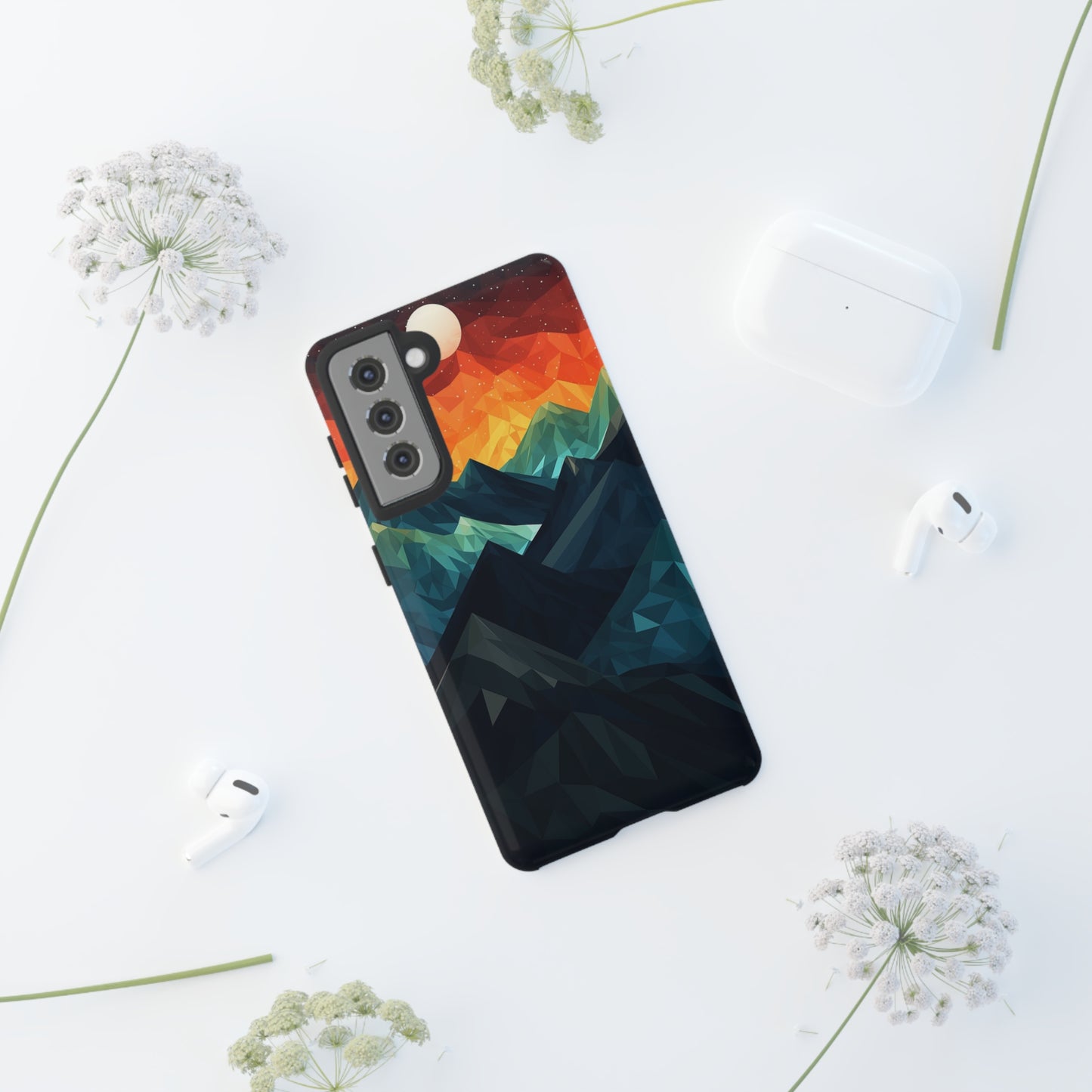 Mountain Abstract Tough Case | Embrace Nature's Beauty with a Durable Phone Case