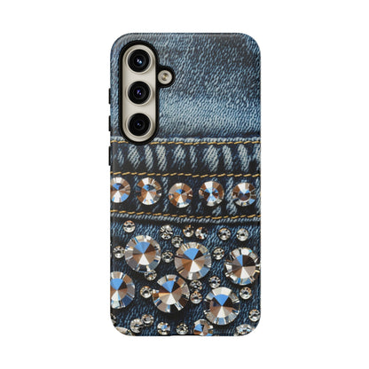 Blue Jean Queen Rhinestone Bling Phone Case