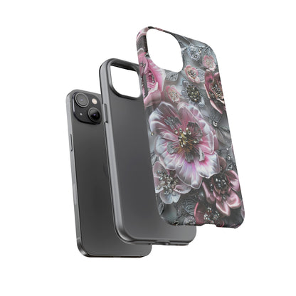 Coquette Aesthetic Floral Art iPhone 15 Case