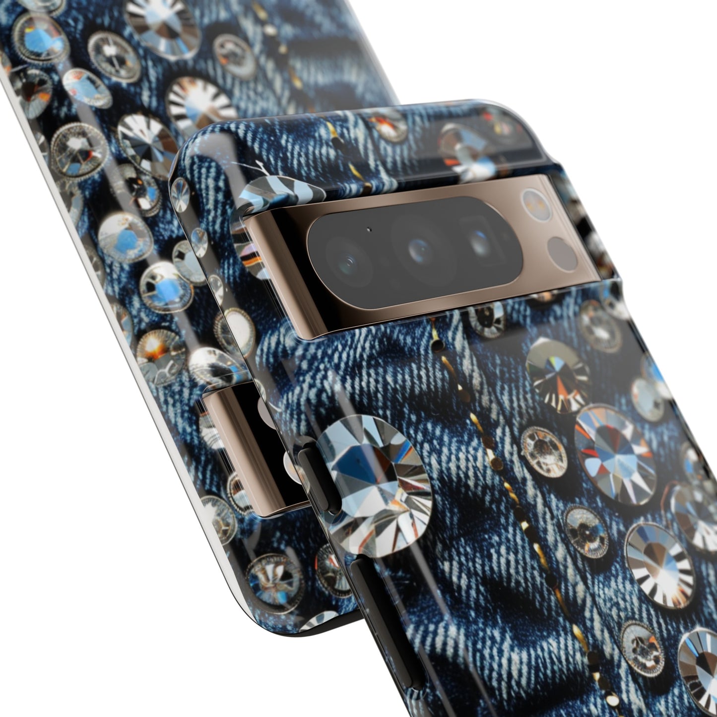 Blue Jean Queen Rhinestone Bling Phone Case