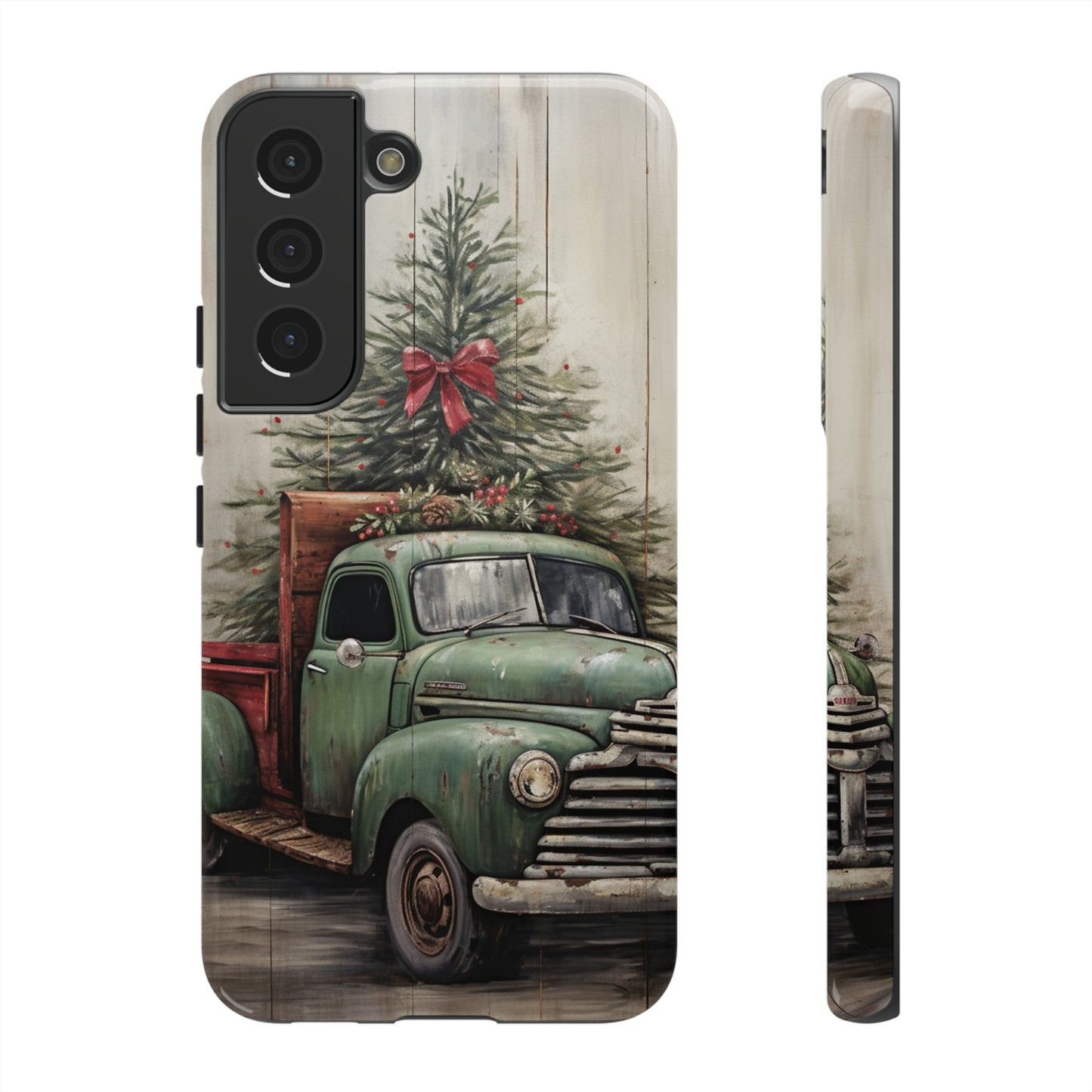 Christmas Pickup Truck Phone Case for iPhone