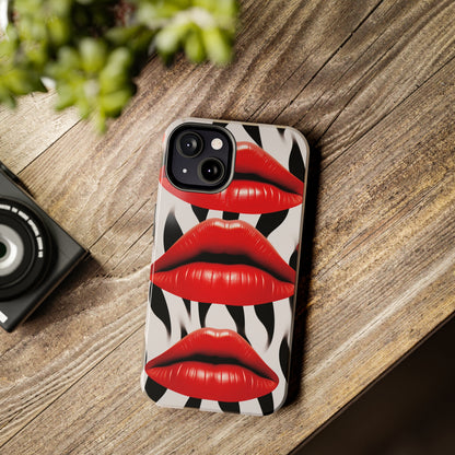 Kiss Lips iPhone Case | Expressive and Playful Design for iPhone 11, 12, 13, 14