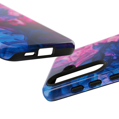 Magenta and Blue Color Explosion Phone Case