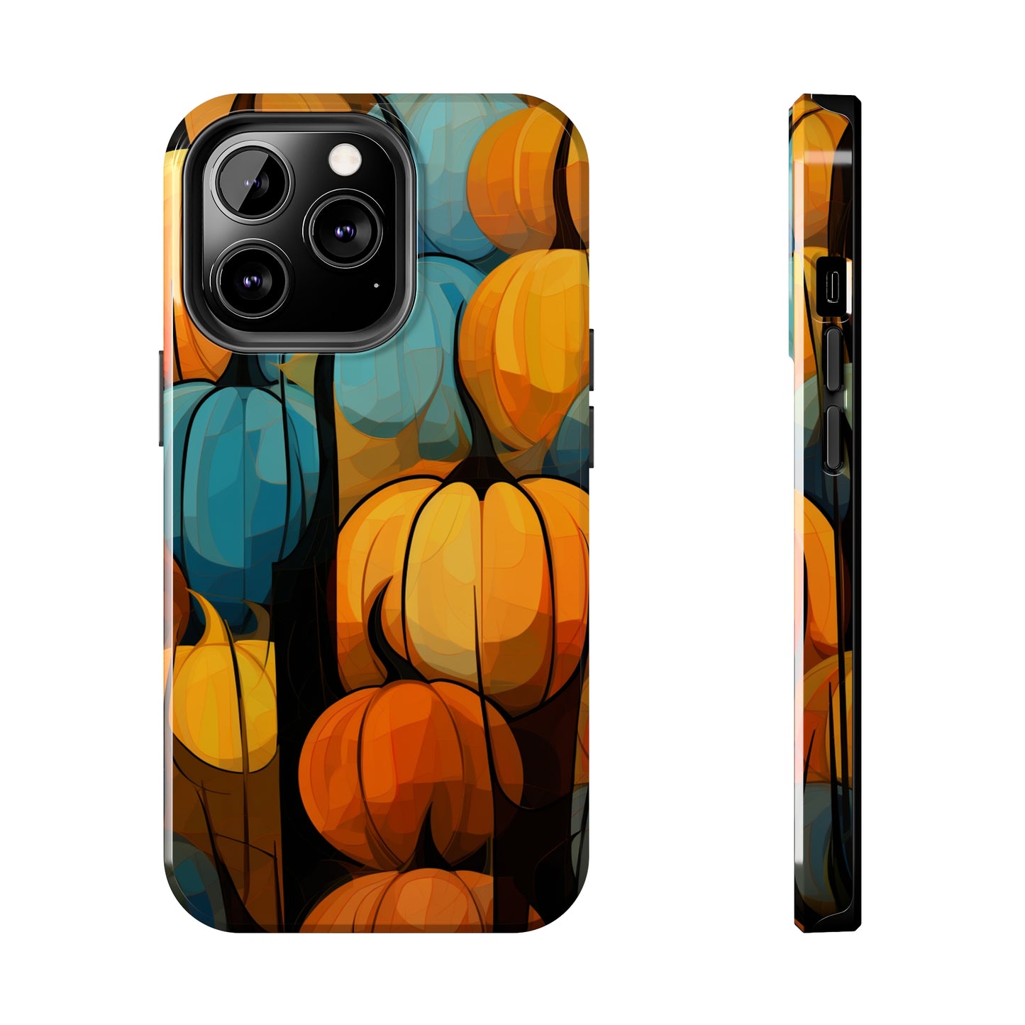 Halloween Fall Pumpkins iPhone Case | Embrace the Spooky Autumn Vibes