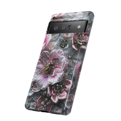 Coquette Aesthetic Floral Art iPhone 15 Case