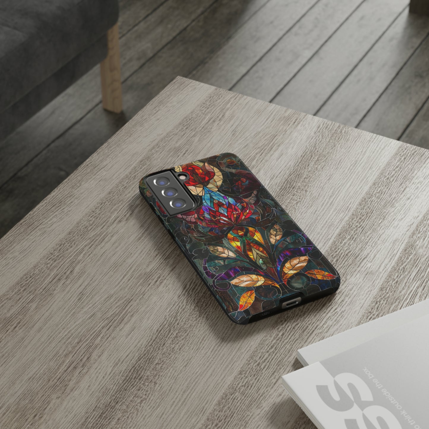 Art Deco Stained Glass floral Phone Case