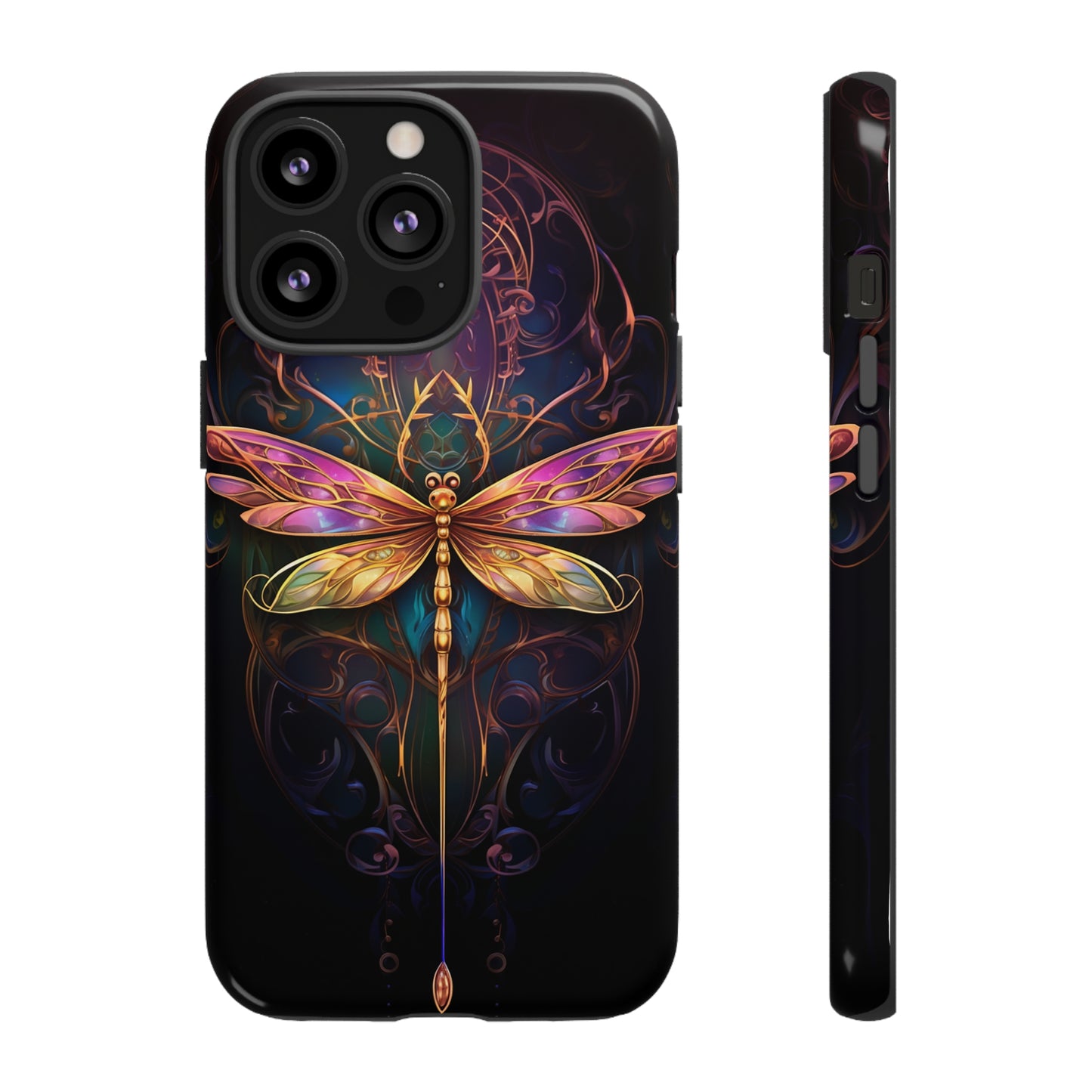 Art Nouveau Dragonfly - A Timeless Symbol of Elegance for Google Pixel, iPhone, and Samsung Cases