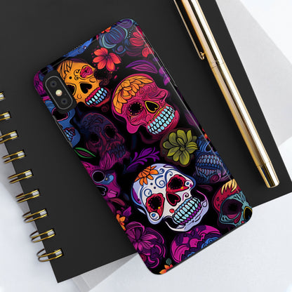 Sugar Skull iPhone Case | Day of the Dead Inspired Design for Halloween