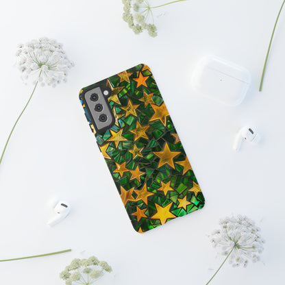 Green Celestial Stained Glass Mosaic Phone Case