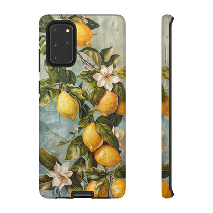 Mediterranean Lemon Tile Oil Painting iPhone 13 Case