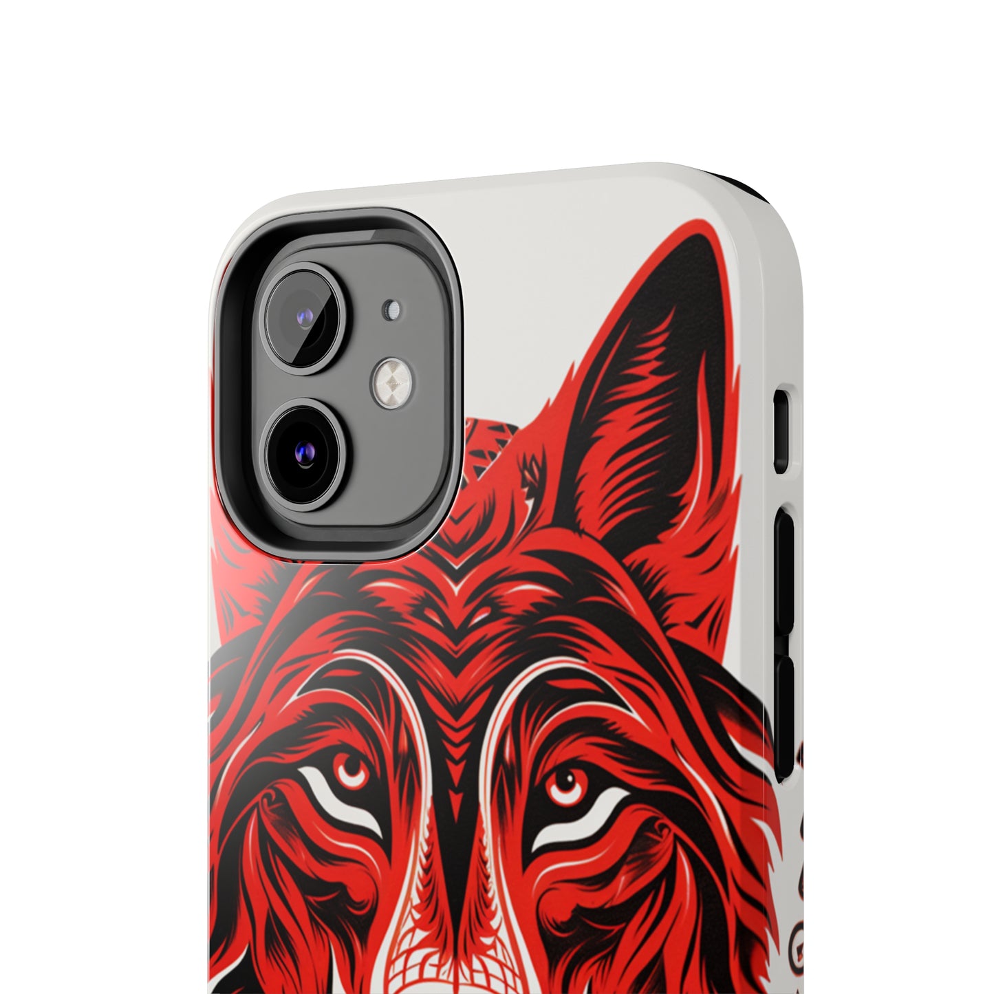 Mystic Echoes: Native American Tribal Wolf | Cultural Heritage iPhone Case