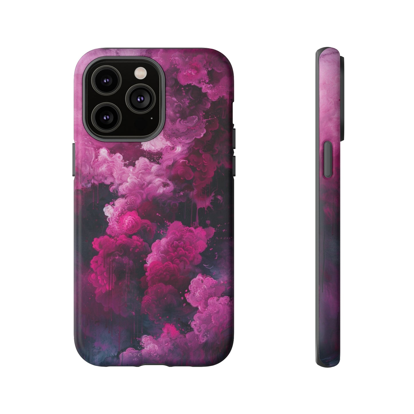 Magenta and Blue Color Explosion Phone Case